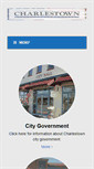 Mobile Screenshot of cityofcharlestown.com