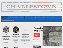 Tablet Screenshot of cityofcharlestown.com